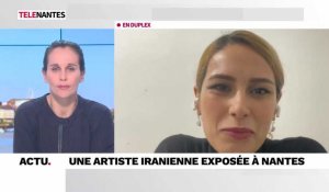 Société. Une artiste iranienne en exil en France expose ses toiles à Nantes