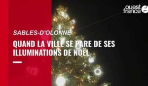 Aux Sables-d’Olonne, pendant un mois les rues s'illuminent pour Noël