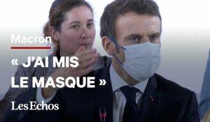 Covid : Macron remet un masque et en appelle à la « responsabilité »