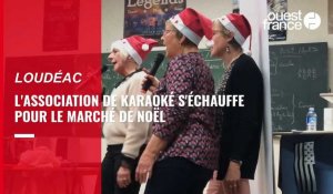 VIDÉO. Les fans de karaoké de Loudéac s'échauffent pour le marché de Noël