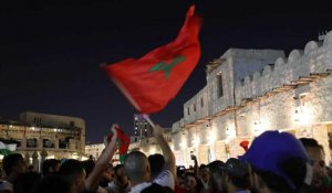 Mondial: les Marocains fous de joie et "fiers" de leur équipe