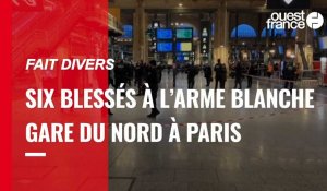 VIDÉO. Fait divers : six blessés à l'arme blanche gare du Nord à Paris, l'agresseur interpellé
