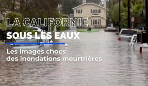 Les images impressionnantes des inondations qui touchent Californie