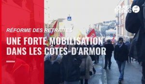 Côtes-d'Armor : mobilisation XXL contre la réforme des retraites