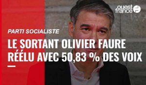 VIDÉO. Congrès du PS : le sortant Olivier Faure réélu avec 50,83 % des voix, selon le parti