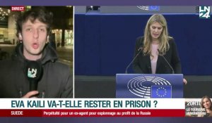 Corruption au Parlement européen: la détention d'Eva Kaili est maintenue