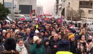 VIDÉO. A Saint-Nazaire, près de 13 000 manifestants contre le projet de réforme des retraites