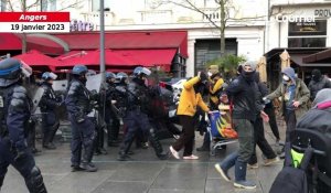 VIDÉO. Des affrontements éclatent en marge de la manifestation contre les retraites à Angers