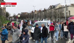 VIDEO. Retraites : plus de 10 000 manifestants occupent les boulevards du centre-ville d'Angers