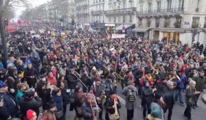 La manifestation contre la réforme des retraites, à Paris