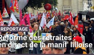 Réforme des retraites : en direct de la manifestation à Lille