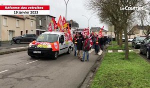 VIDÉO. Réforme des retraites. 1500 manifestants à Thouars et des syndicats " satisfaits "