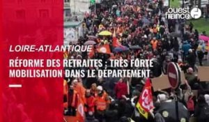 VIDÉO. Réforme des retraites : des dizaines de milliers de manifestants en Loire-Atlantique