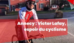 Annecy : espoir du cyclisme, Victor Lafay (Cofidis) reste fortement attaché au territoire et aux Bauges