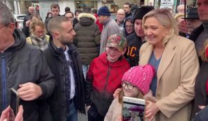 Marine Le Pen ce samedi 14 janvier à Fismes pour soutenir la candidate Anne-Sophie Frigout