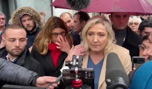 Marine Le Pen interrogée sur la réforme des retraites ce samedi matin à FIsmes