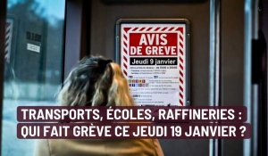 Grèves : Un point sur la situation qui risque de perturber le pays ce jeudi 19 janvier 