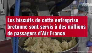 VIDÉO. Les biscuits de cette entreprise bretonne sont servis à des millions de passagers d'Air France