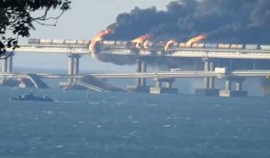 Explosion sur le pont de Crimée : Poutine accuse les services ukrainiens