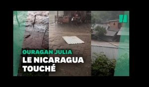 Rues inondées et toits en tôle arrachés : la tempête Julia déferle sur le Nicaragua