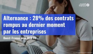 VIDÉO. Alternance : 28% des contrats rompus au dernier moment par les entreprises