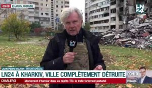 LN24 en Ukraine: Kharkiv, ville complètement détruite