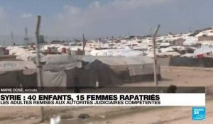 La France rapatrie 15 femmes et 40 enfants des camps de prisonniers jihadistes en Syrie