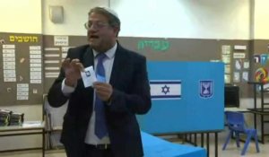 Législatives/Israël: le leader d'extrême droite Itamar Ben-Gvir vote dans une colonie