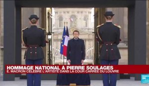 REPLAY - Hommage national à Pierre Soulages : Emmanuel Macron célèbre l'artiste