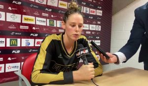 Flammes Carolo - Angers : l’après-match avec Sara Chevaugeon