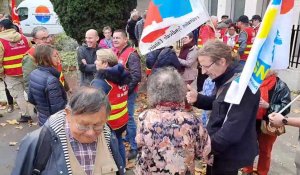 Manifestation : environ 200 personnes rassemblées à Dieppe
