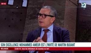 Mohammed Ameur, ambassadeur du Maroc en Belgique, était l'invité de Martin Buxant