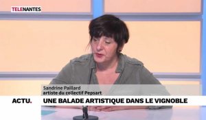 L'invitée de Nantes Matin : "Le nez en l'air" une balade artistique dans le vignoble