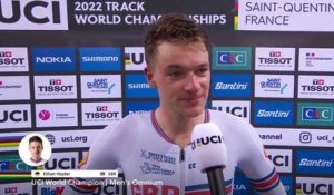 Championnats du Monde 2022 - Piste - Ethan Hayter world omnium champion : "It was incredible this crazy atmosphere"
