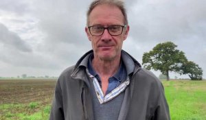 A Sercus, Nicolas Loingeville, agriculteur, évoque son optimisme pour la filière de la pomme de terre en Flandre.