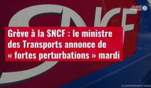 VIDÉO. Grève à la SNCF : le ministre des Transports annonce de « fortes perturbations » mardi