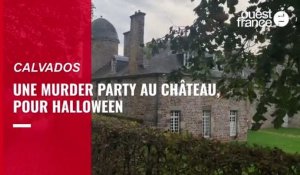 VIDEO. Le château de Pontécoulant accueille une Murder party pour Halloween, près de Vire