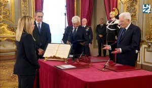 Italie : Giorgia Meloni et son gouvernement prêtent serment devant le président italien