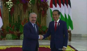 Le président indonésien Widodo accueille le Premier ministre palestinien