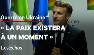 « Une paix est possible » en Ukraine, affirme Emmanuel Macron