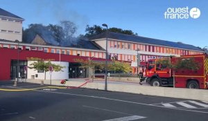 VIDÉO. « Le pire a été évité » : deux jours après l'incendie, le lycée Saint-Aubin la Salle s'organise pour le retour rapide des élèves