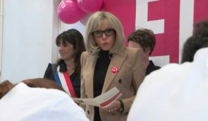 Brigitte Macron lit un texte du romancier Mohamed Mbougar Sarr pour la dictée d'ELA