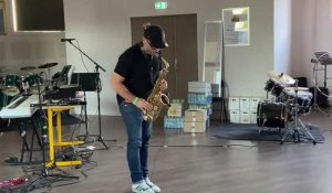 Le saxophoniste Arnold Pol (Klingande) en master-class a Liévin