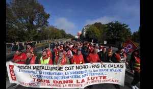 Valenciennes : 800 personnes pour la manifestation interprofessionnelle
