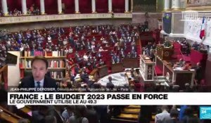 Budget 2023 : "il n’y a aucune chance que cette motion de censure soit adoptée"