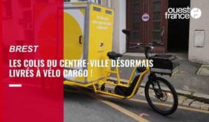 VIDÉO. À Brest, un nouveau moyen de livraison proposé par La Poste 