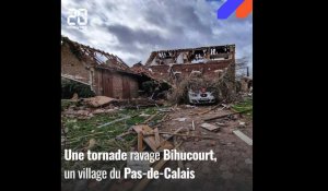 Le village de Bihucourt ravagé par une tornade