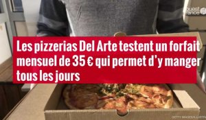 VIDÉO. Les pizzerias Del Arte testent un forfait mensuel de 35 €