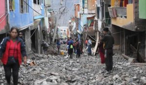 Pérou: un village dévasté après un glissement de terrain