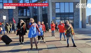 VIDÉO. "Nous, on veut vivre" : à Cherbourg, elles dansent et chantent contre la réforme des retraites